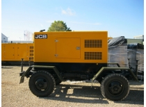 Дизельный генератор JCB G165S на прицепе